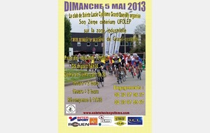 Critérium Sainte Lucie Cylisme 5 mai 2013
