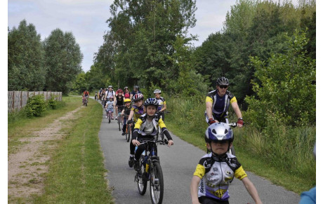 Sortie fin d'année école de vélo.